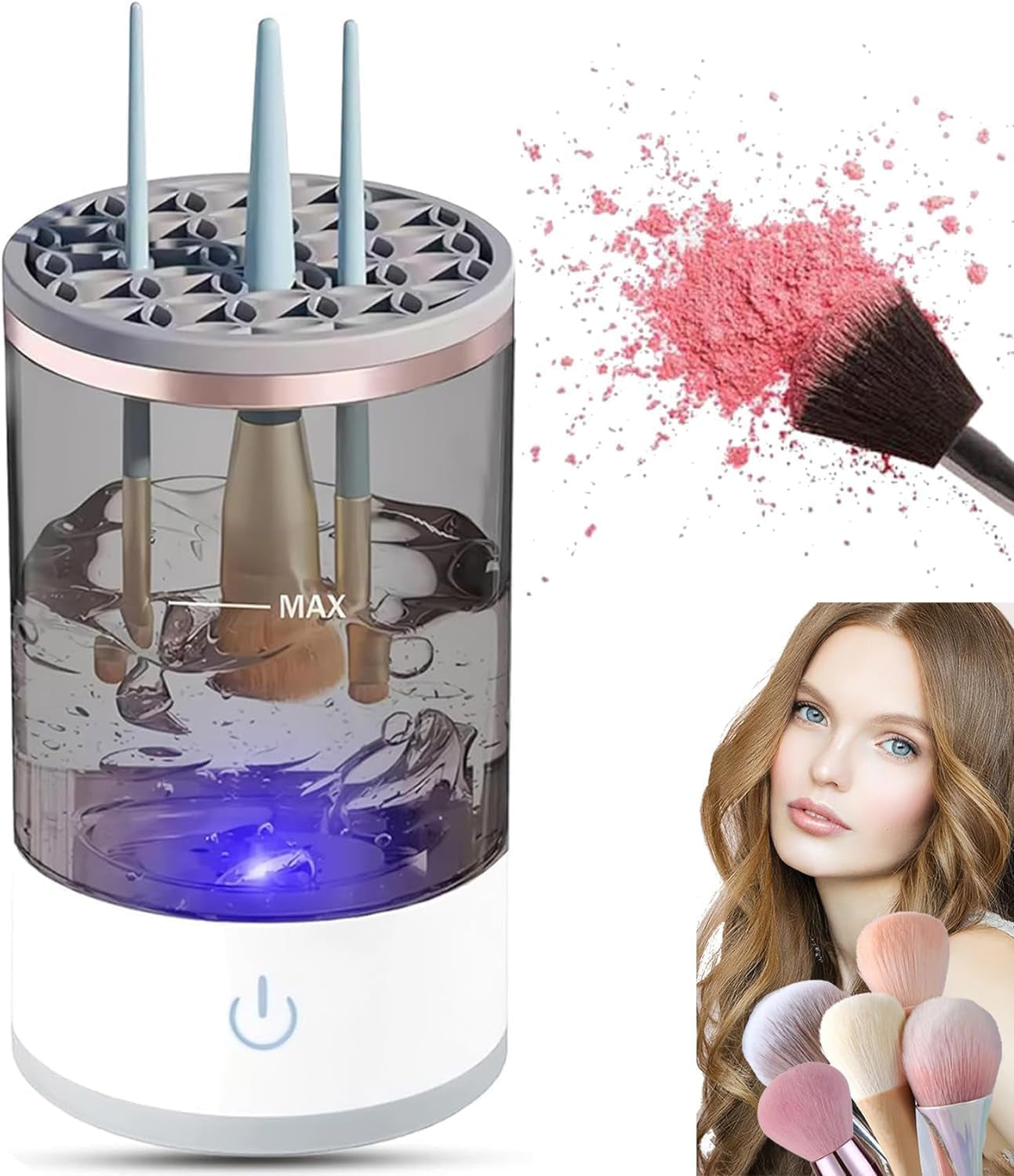 Electric Makeup Brush Cleaner Machine